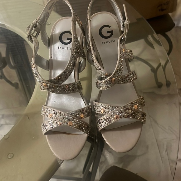 G By Guess Nadia Strappy Heels - Picture 1 of 6